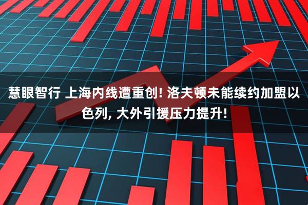 慧眼智行 上海内线遭重创! 洛夫顿未能续约加盟以色列, 大外引援压力提升!